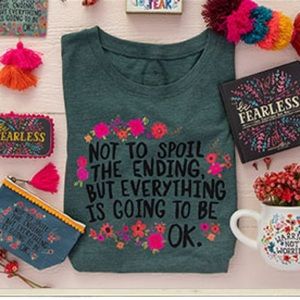 Natural Life Tee in green | Sz L